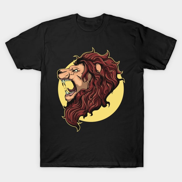 Lion head T-Shirt by Donec